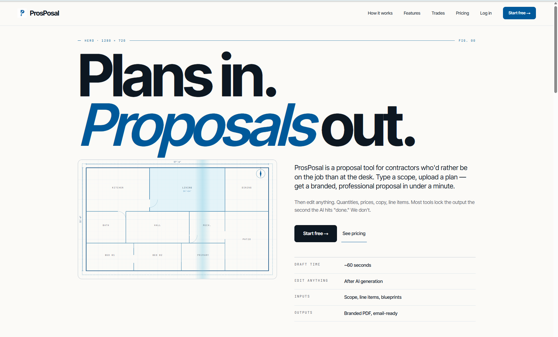 Proposal homepage